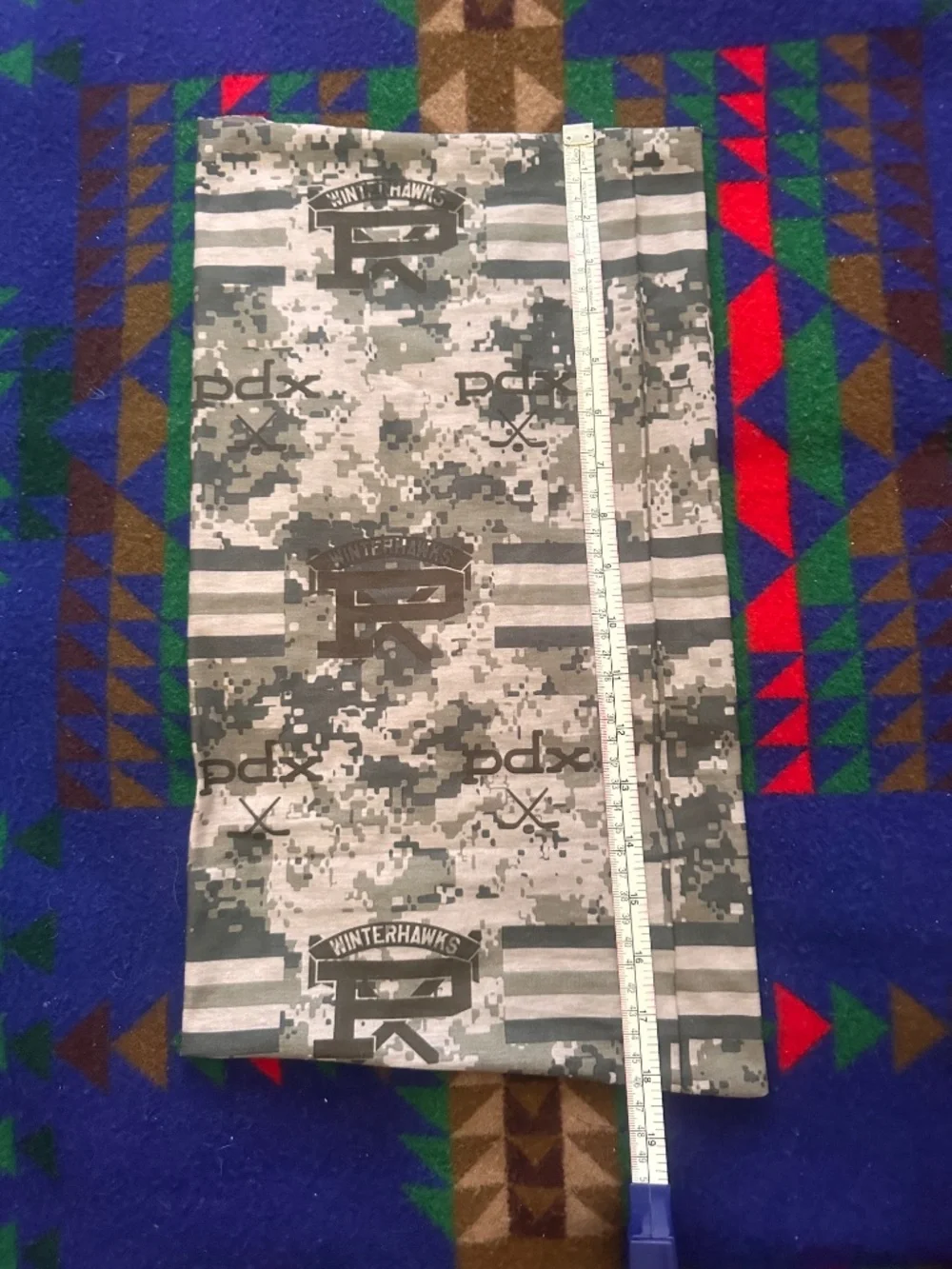 PDX WinterHawks- Camo Neck Gaiter Fleece